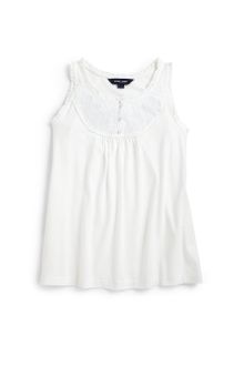 Ralph Lauren Girls Embroidered Tank Top - Lyst