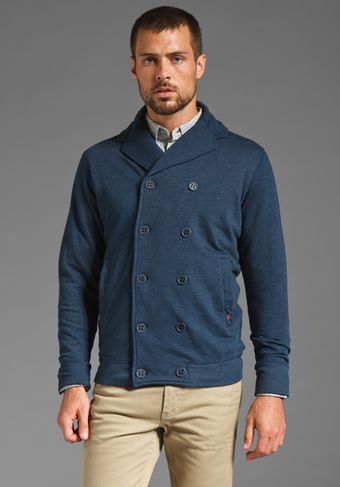 Diesel Steppard Fleece Jacket in Navyblue - Lyst