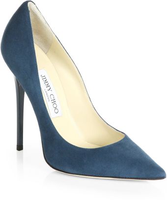 Jimmy Choo Anouk Suede Pumps - Lyst