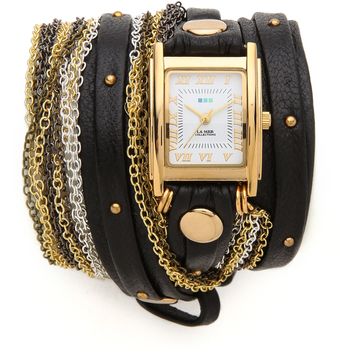La Mer Collections Venice Stud Wrap Watch - Lyst