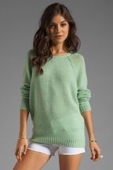 Autumn Cashmere Relaxed Fit Sweater in Aloe