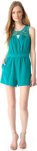 Charlie Jade Sleeveless Romper - Lyst