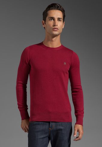 G-star Raw Cl Study R Knit in Chateaux Red - Lyst