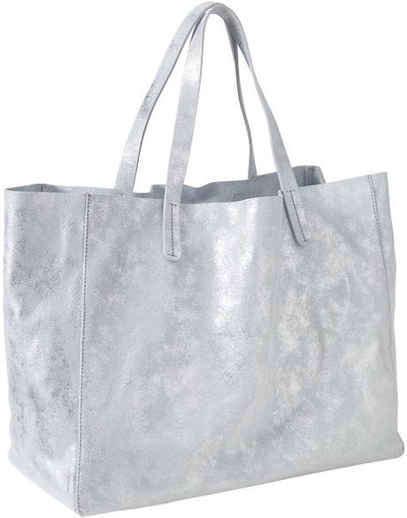 gap leather tote bag