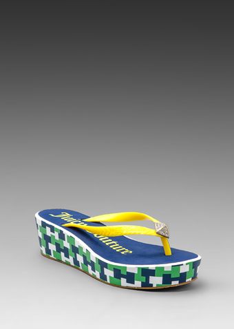 Juicy Couture Irie Sandal in Yellow Diamond - Lyst