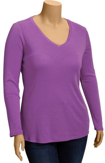 Old Navy Plus Perfect Vneck Tees - Lyst
