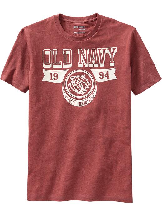 Old Navy Athletic Department Tees in Red for Men (burgundy heather) Lyst