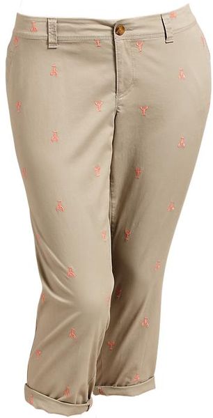 Old Navy Plus Boyfriend Skinny Khaki in Khaki (lodge khaki)