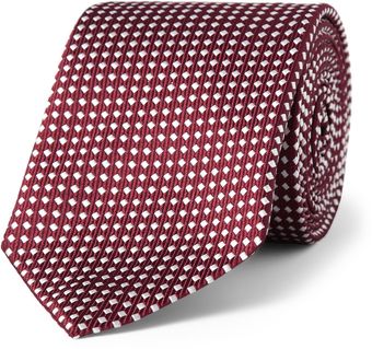 Turnbull & Asser Patterned Woven Silk Tie - Lyst
