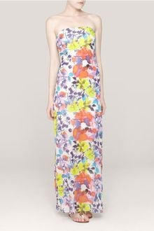 Strapless Maxi Dress on Alice   Olivia Koko Strapless Maxi Dress In Multicolor  Cruise Floral
