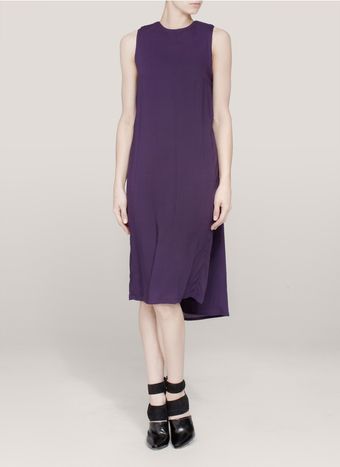 Ann Demeulemeester Layered back Sleeveless Jersey Dress - Lyst