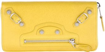 Balenciaga Continental Zip Around Wallet - Lyst