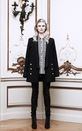 Balmain Leather Biker Pants - Lyst