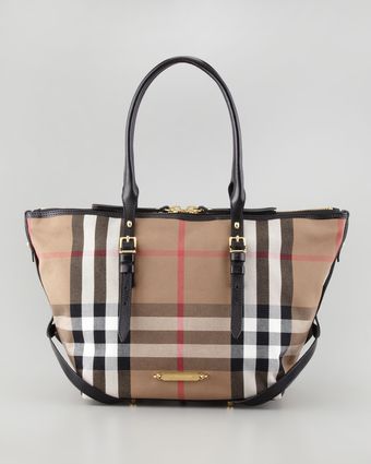 Burberry Bridle House Check Tote Bag - Lyst