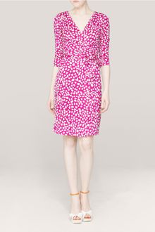 Diane Von Furstenberg Newjulian Silk Wrapped Dress - Lyst
