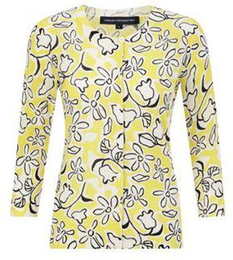 French Connection Flower Fun Print Cardigan - Lyst