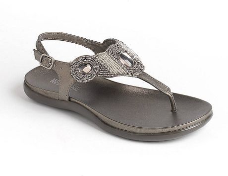 Kenneth Cole Reaction Dream On Embellished Sandals in Gray (pewter ... Kenneth Cole Reaction Dream On Embellished Sandals in Gray (pewter ...