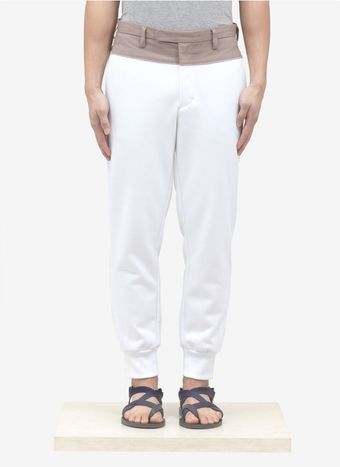 Kolor Contrast Panel Sweatpants - Lyst