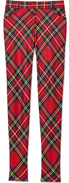 Moschino Tartan Plaid Skinny Trouser - Lyst