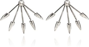 Pamela Love Five Spike Earrings - Lyst