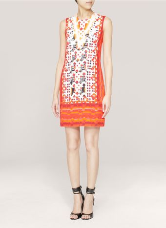 Peter Pilotto Stamp Printed Dress - Lyst