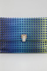 Proenza Schouler Large Studded Ombre Lunch Bag Clutch