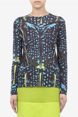 Proenza Schouler Printed Long Sleeve T-shirt