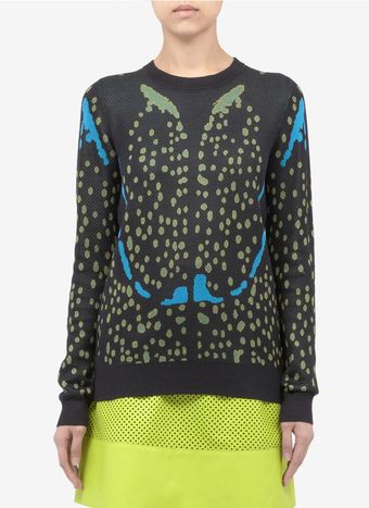 Proenza Schouler Silk Jacquard Pullover - Lyst