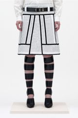 Proenza Schouler Perforated Leather Skirt