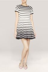 Tibi Striped Cotton knit Dress