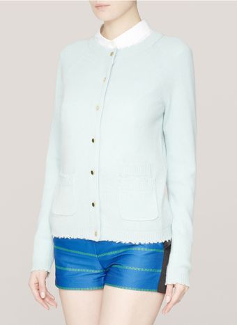 Tory Burch Mallory Wool Cashmere Cardigan - Lyst