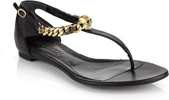 Alexander McQueen Opis Leather Sandal - Lyst