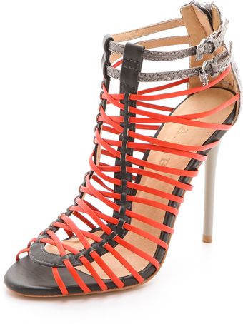 L.a.m.b. Payton Strappy High Heel Sandals - Lyst