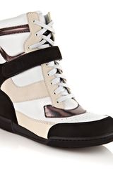 Marc By Marc Jacobs Kisha Leather Wedge Trainers