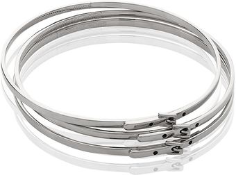 Michael Kors Buckle Bangle Set - Lyst