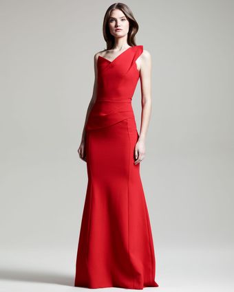 Roland Mouret Azul One Shoulder Gown - Lyst