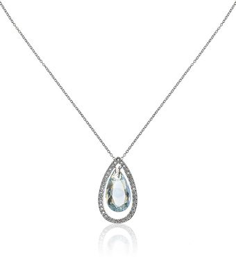 Swarovski Phoebe Light Azore Moonlight Pendant - Lyst