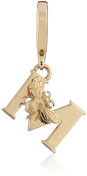 Theo Fennell Letter M Bee Motif Charm - Lyst