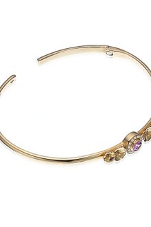 Theo Fennell Pink Sapphire Hibiscus Blossom Tryst Bangle - Lyst