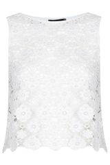 Topshop Crochet Crop
