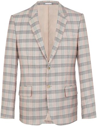Alexander McQueen Checked Jacket - Lyst
