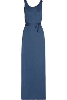Chinti And Parker Gathered Bamboo Jersey Maxi Dress - Lyst
