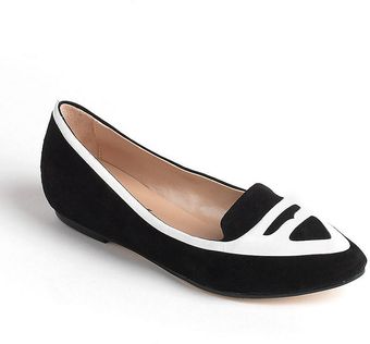 DKNY Tilly Suede and Patent Leather Loafers - Lyst