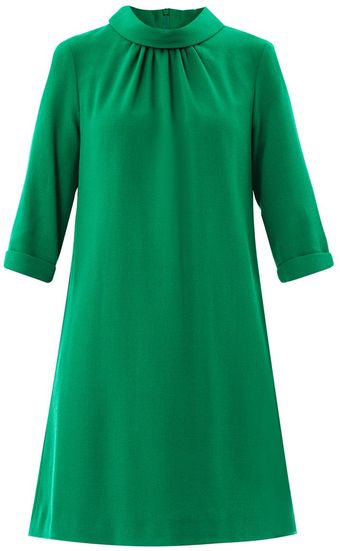 Goat Sabine Gathered Neckline Dress - Lyst