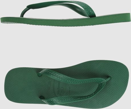 Havaianas Flip Flops in Green for Men (dark green) | Lyst