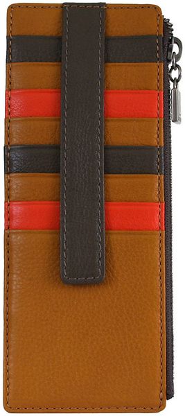 Lodis Melrose Leather Credit Card Holder with Pocket - Lyst