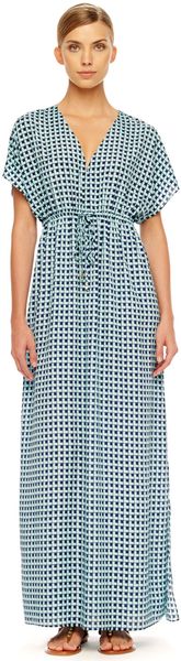 Michael Kors Printed Maxi Dress Womens - Lyst
