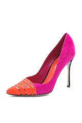 Sergio Rossi Pointy Suede Pumps