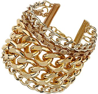Topshop Multi Chain Bracelet - Lyst