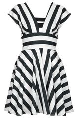 Topshop Stripe Skater Dress